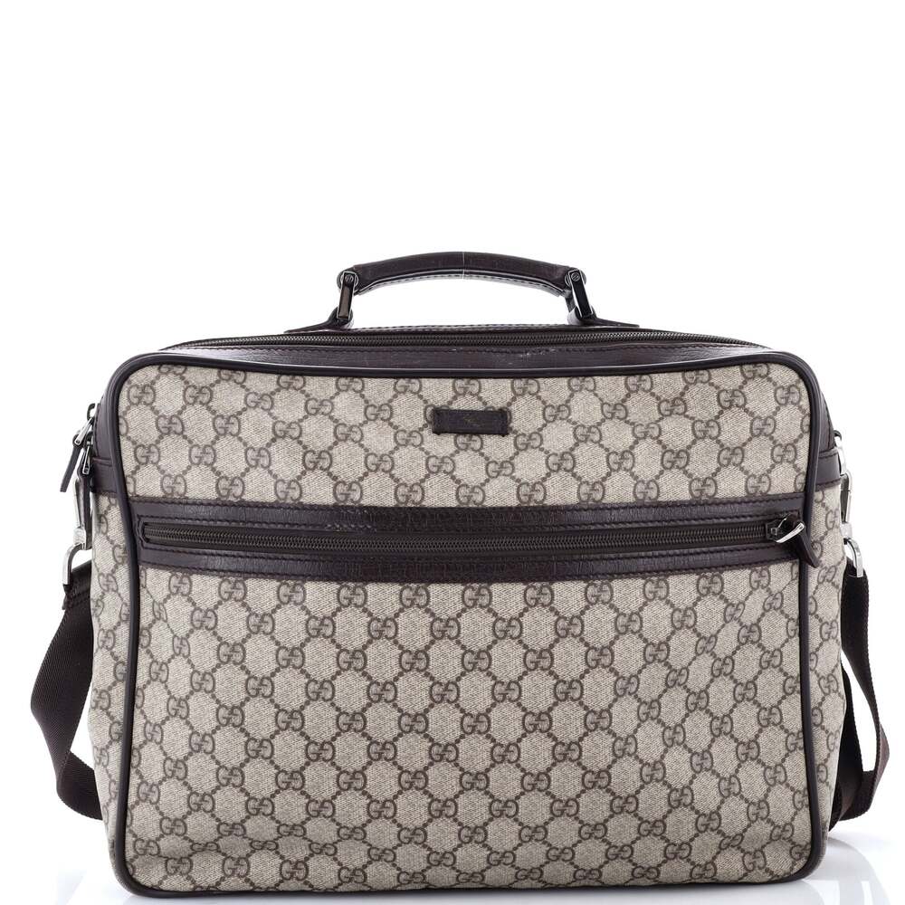 Gucci Front Zip Camera Bag Gg Coated #294929G95B